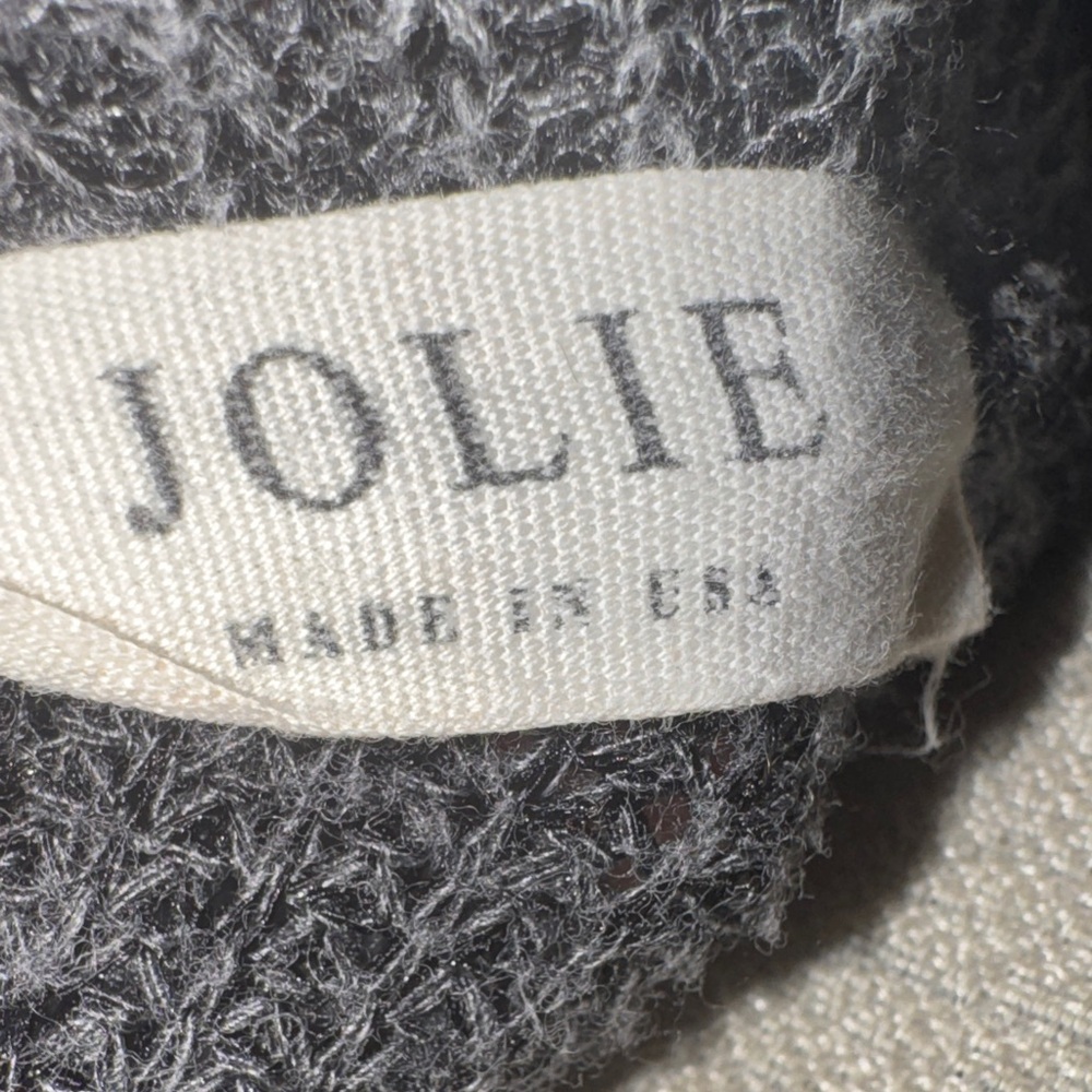 Jolie Gray V-Neck Open-Back Sweater Women’s Top Size Small - Picture 7 of 7